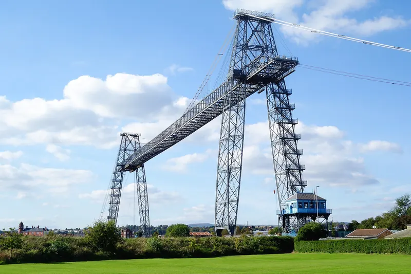 Newport Transporter Bridge over the River Usk